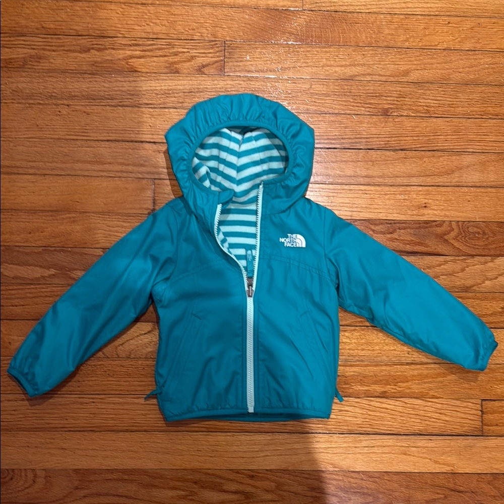 The North Face Teal Hooded Jacket